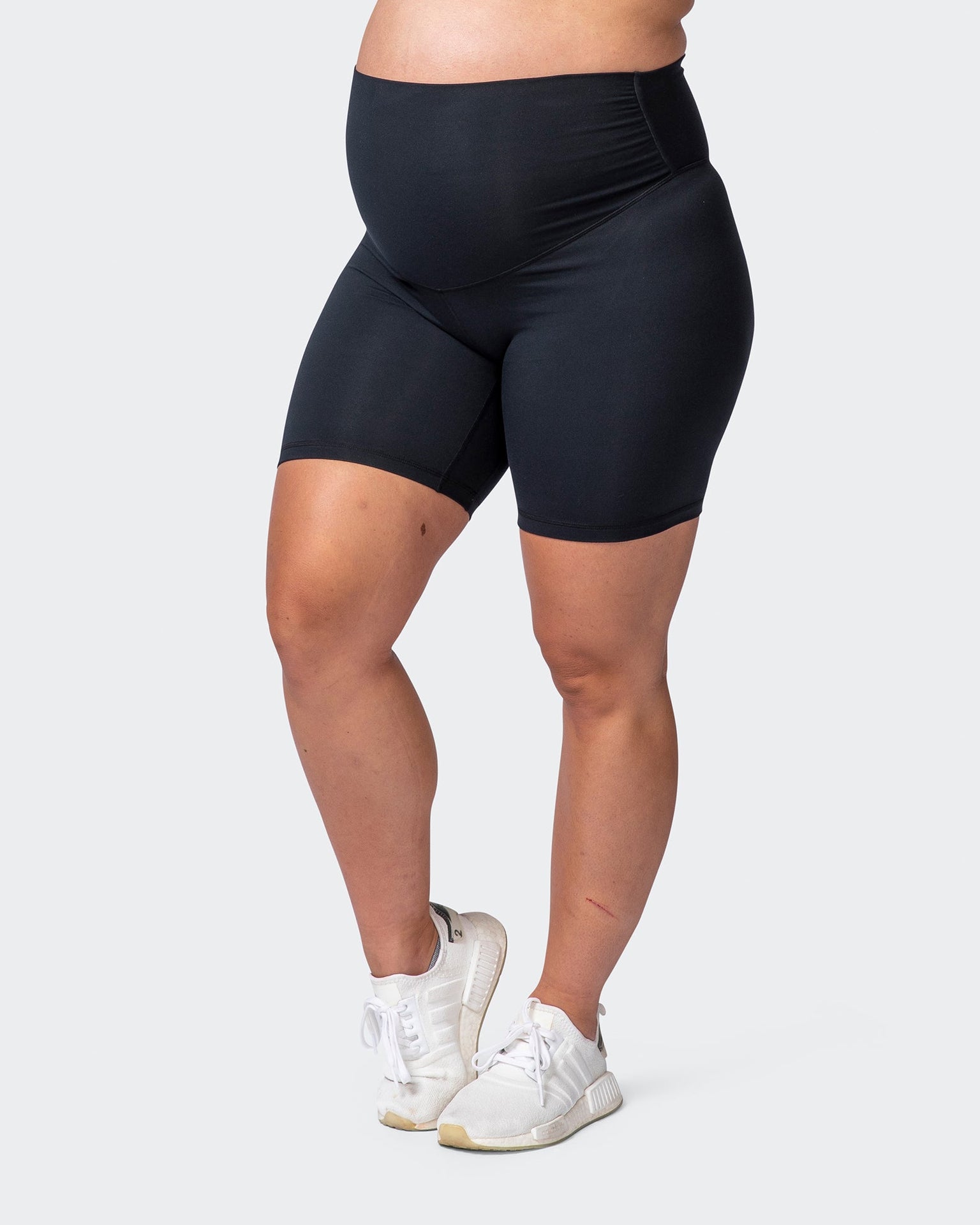 Maternity Everyday Bike Short - Black-Shorts-XS-032214BLK-XS-MNAPPRL13830-4-Muscle Nation