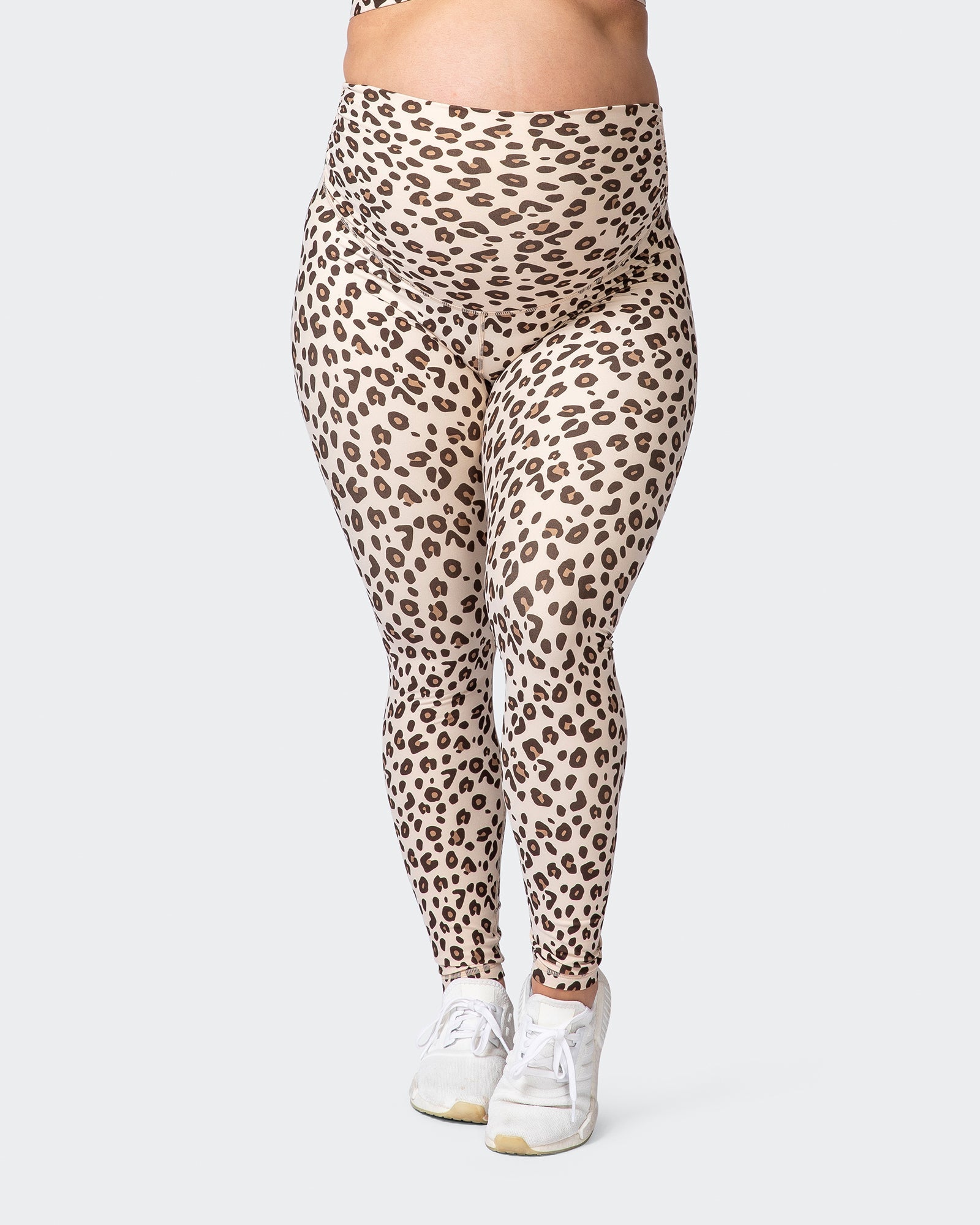 Maternity Everyday Leggings - Cheetah Print-Leggings-XS-032215CHET-XS-MNAPPRL13890-3-Muscle Nation