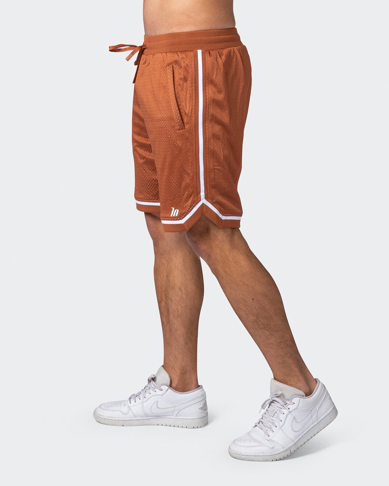 8" Basketball Shorts - Sandstone-Shorts-S-072210SNDSTN-S-MNAPPRL16773-4-Muscle Nation