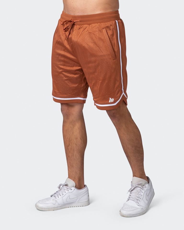 8" Basketball Shorts - Sandstone-Shorts-S-072210SNDSTN-S-MNAPPRL16773-3-Muscle Nation