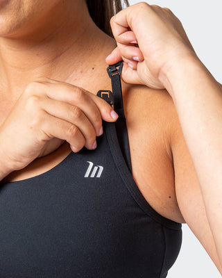 MN Everyday Maternity Bra - Black-Sports Bras-XS-032213BLK-XS-MNAPPRL13794-2-Muscle Nation