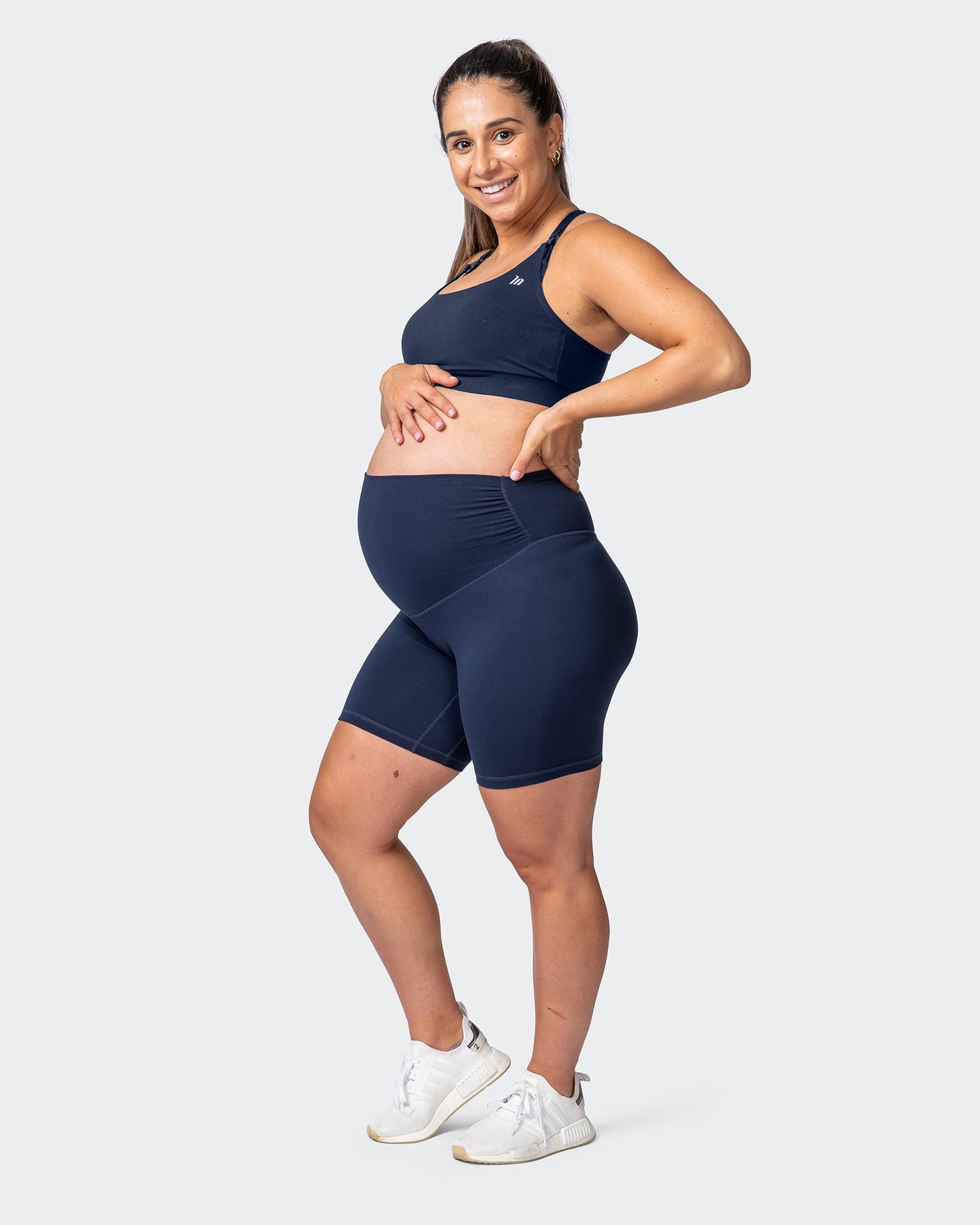 MN Everyday Maternity Bra - Navy-Sports Bras-XS-032213NAVY-XS-MNAPPRL13824-6-Muscle Nation