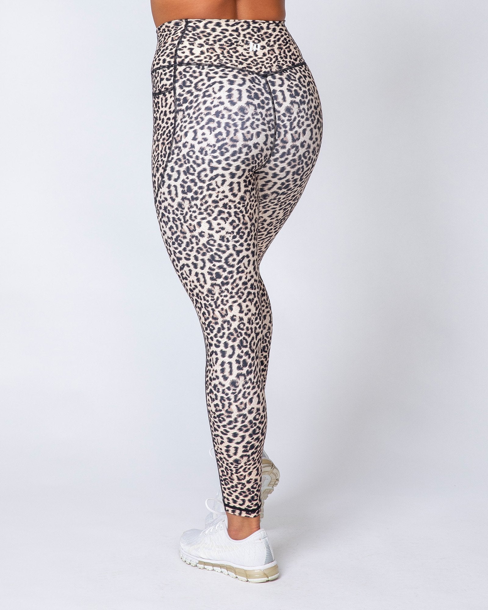 Motion Pocket Ankle Length - Yellow Leopard-Leggings-XXS-MNAPPRL9423-MNAPPRL9423-5-Muscle Nation