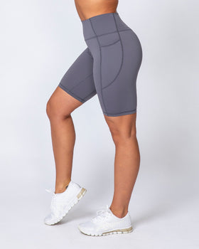 Motion Pocket Referee Shorts - Sleet Grey-Shorts-XXS-MNAPPRL9444-MNAPPRL9444-1-Muscle Nation
