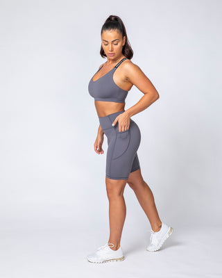 Motion Pocket Referee Shorts - Sleet Grey-Shorts-XXS-MNAPPRL9444-MNAPPRL9444-2-Muscle Nation