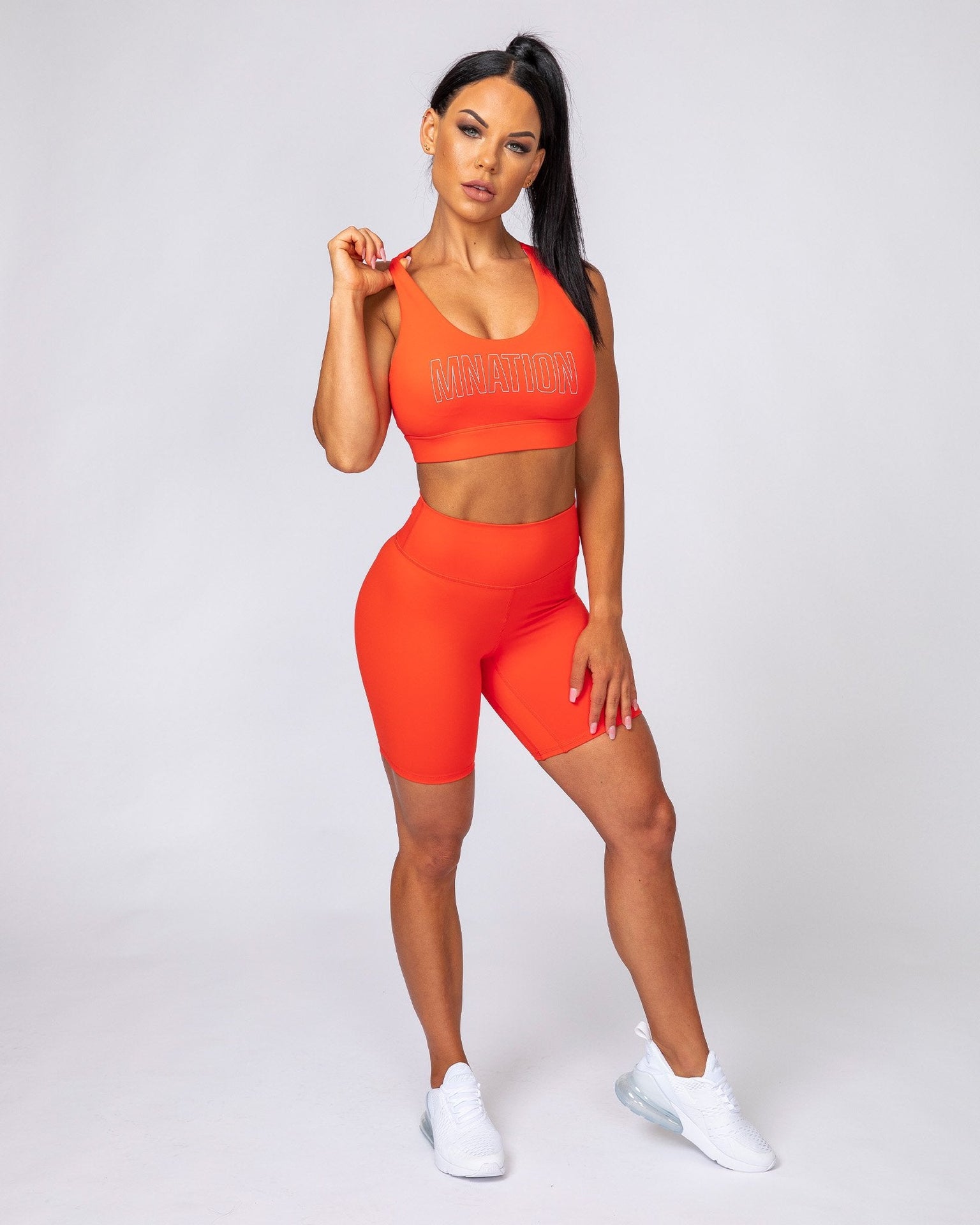 Motion Sculpt Bra - Infrared-Sports Bras-XS-MNAPPRL8183-MNAPPRL8183-4-Muscle Nation