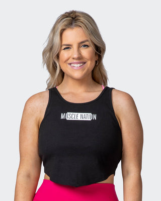 Scorching Hot Ribbed Tank - Black-Tops-XXS-012209BLK-XXS-MNAPPRL13183-1-Muscle Nation