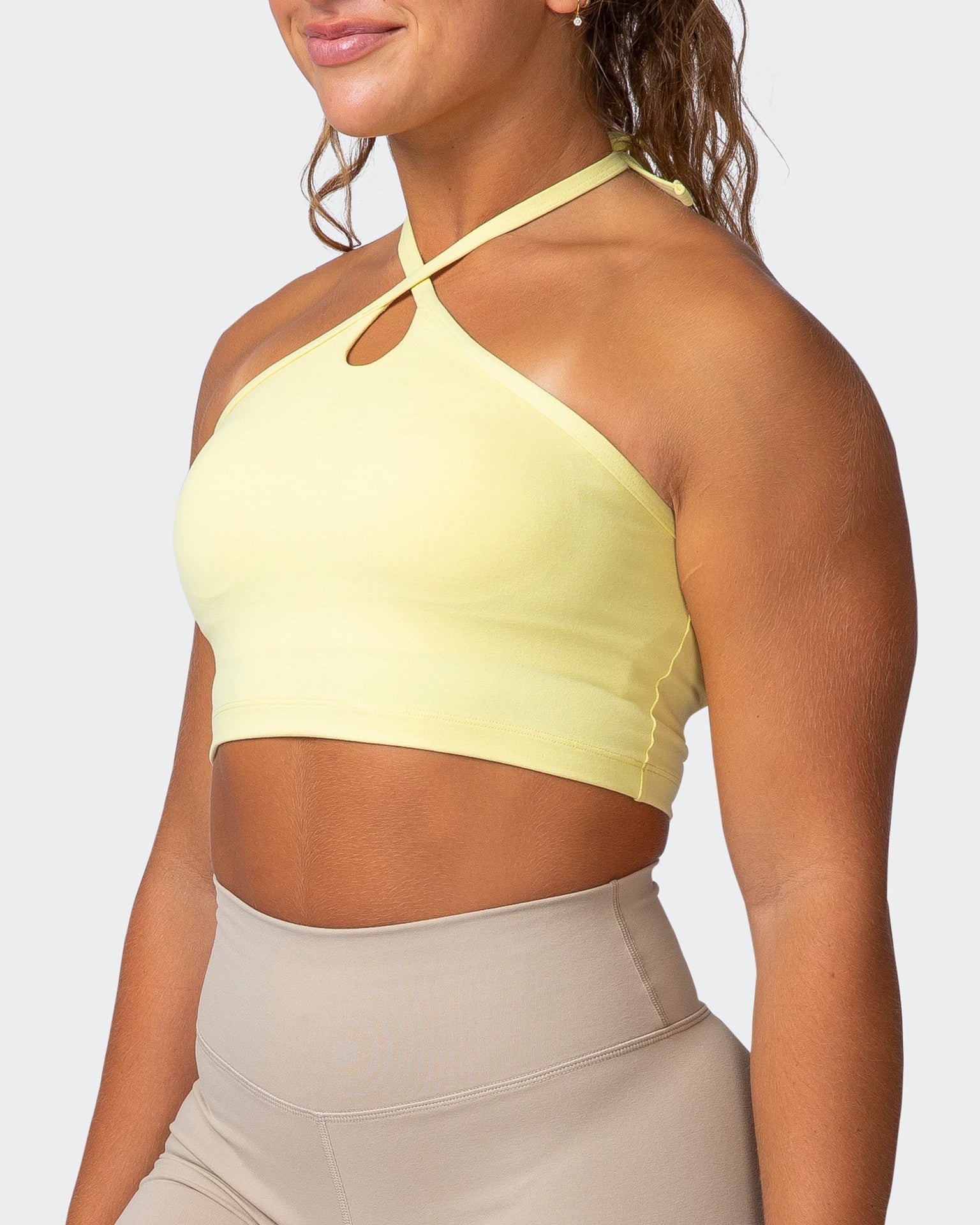 Shimmer Bra Tank Combo - Lemon Fizz-Sports Bras-XXS-012208LMNFIZ-XXS-MNAPPRL13162-3-Muscle Nation
