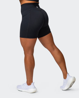 Signature Pocket Bike Shorts - Black-Shorts-XXS-032208BLK-XXS-MNAPPRL13661-1-Muscle Nation