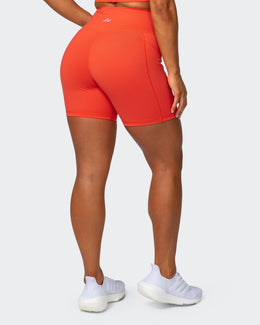 Signature Pocket Bike Shorts - Ember-Shorts-XXS-032208EMBER-XXS-MNAPPRL13675-1-Muscle Nation