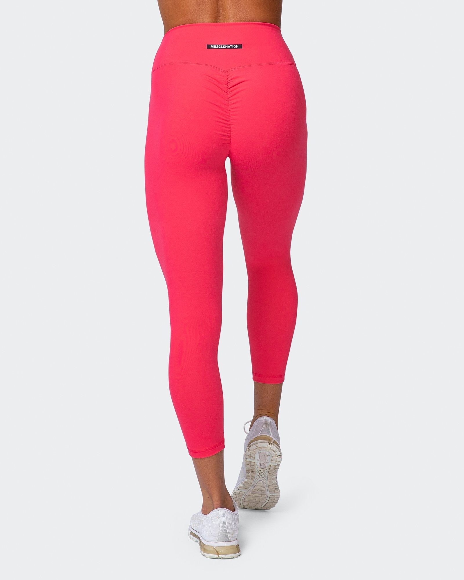 Signature Scrunch 7/8 Leggings - Paradise Pink-Leggings-XXS-082107PPNK-XXS-MNAPPRL11558-3-Muscle Nation