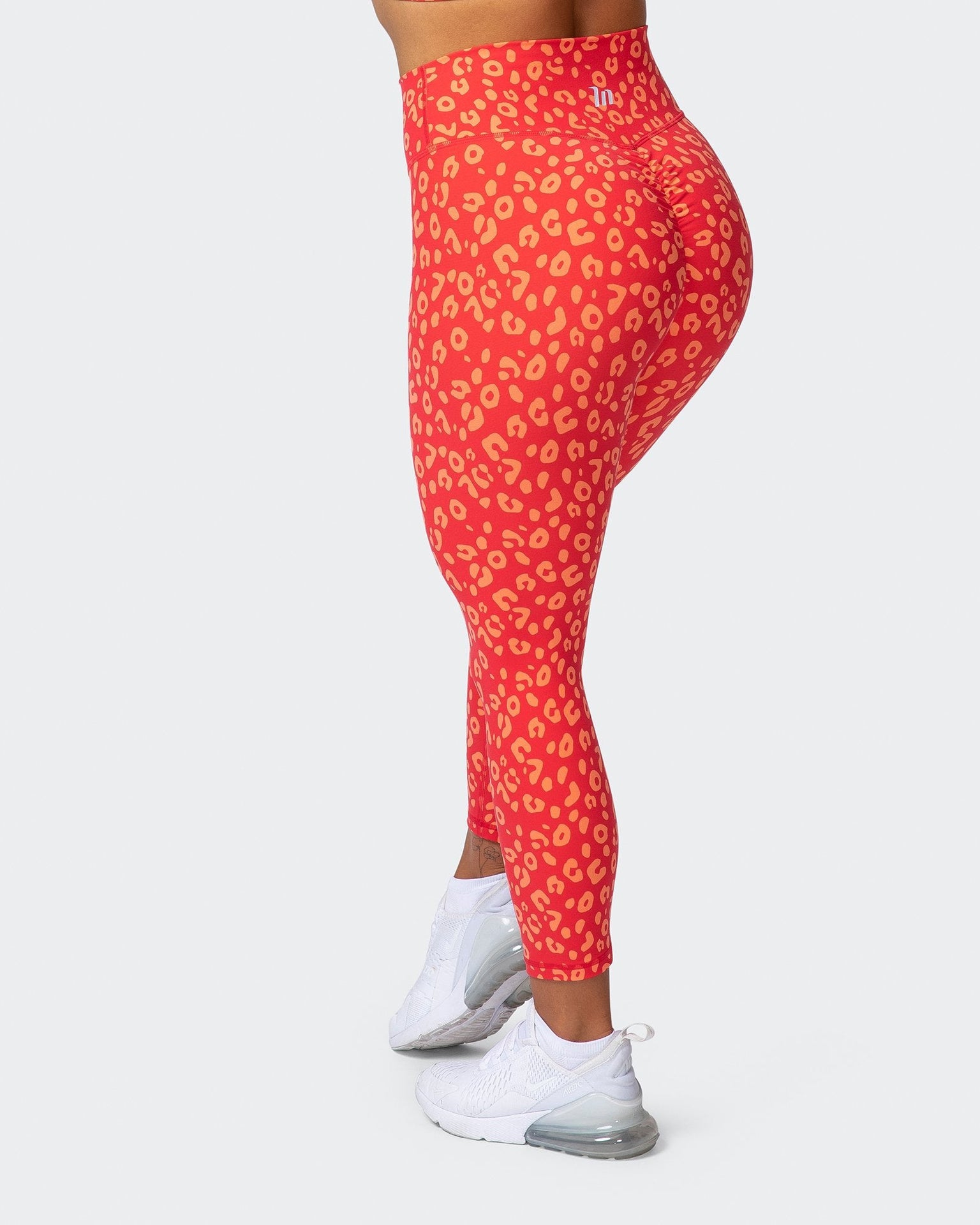 Signature Scrunch 7/8 Leggings - Vibrant Cheetah Print-Leggings-XXS-112116VCHET-XXS-MNAPPRL12252-5-Muscle Nation