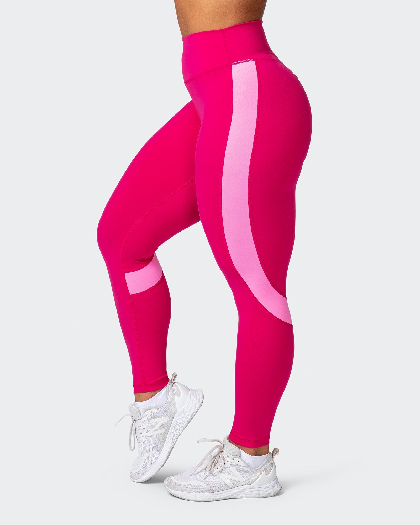 Sunlight Signature Scrunch Ankle Length Leggings - Pink Punch-Leggings-XXS-012206PNKPNCH-XXS-MNAPPRL13101-4-Muscle Nation