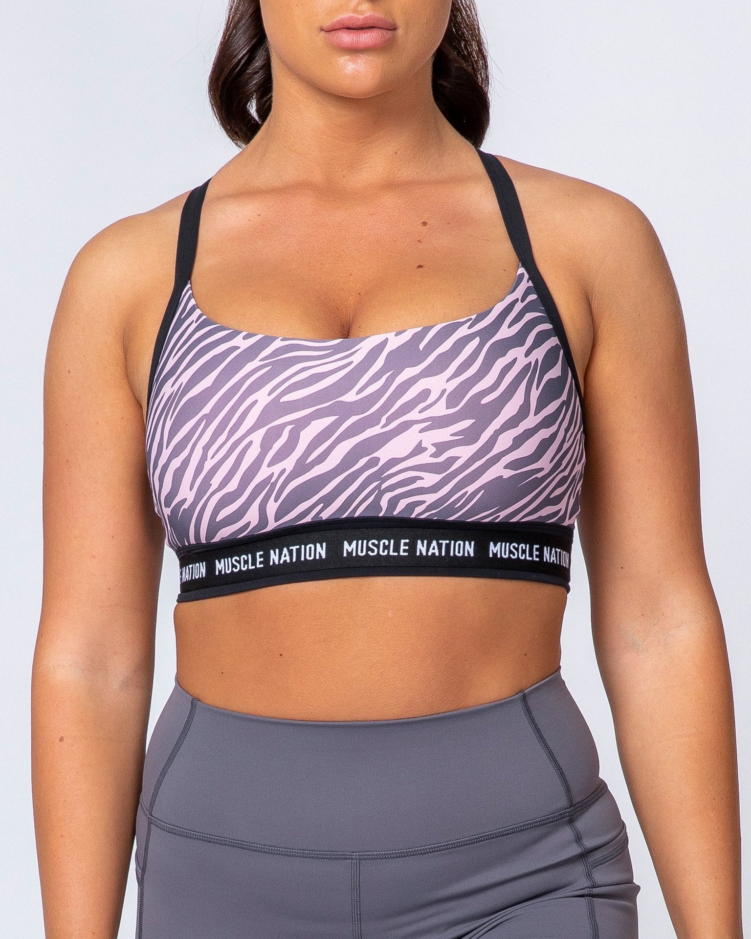 Superset Bra - Tri Stripe/Black-Sports Bras-XS-MNAPPRL9540-MNAPPRL9540-3-Muscle Nation