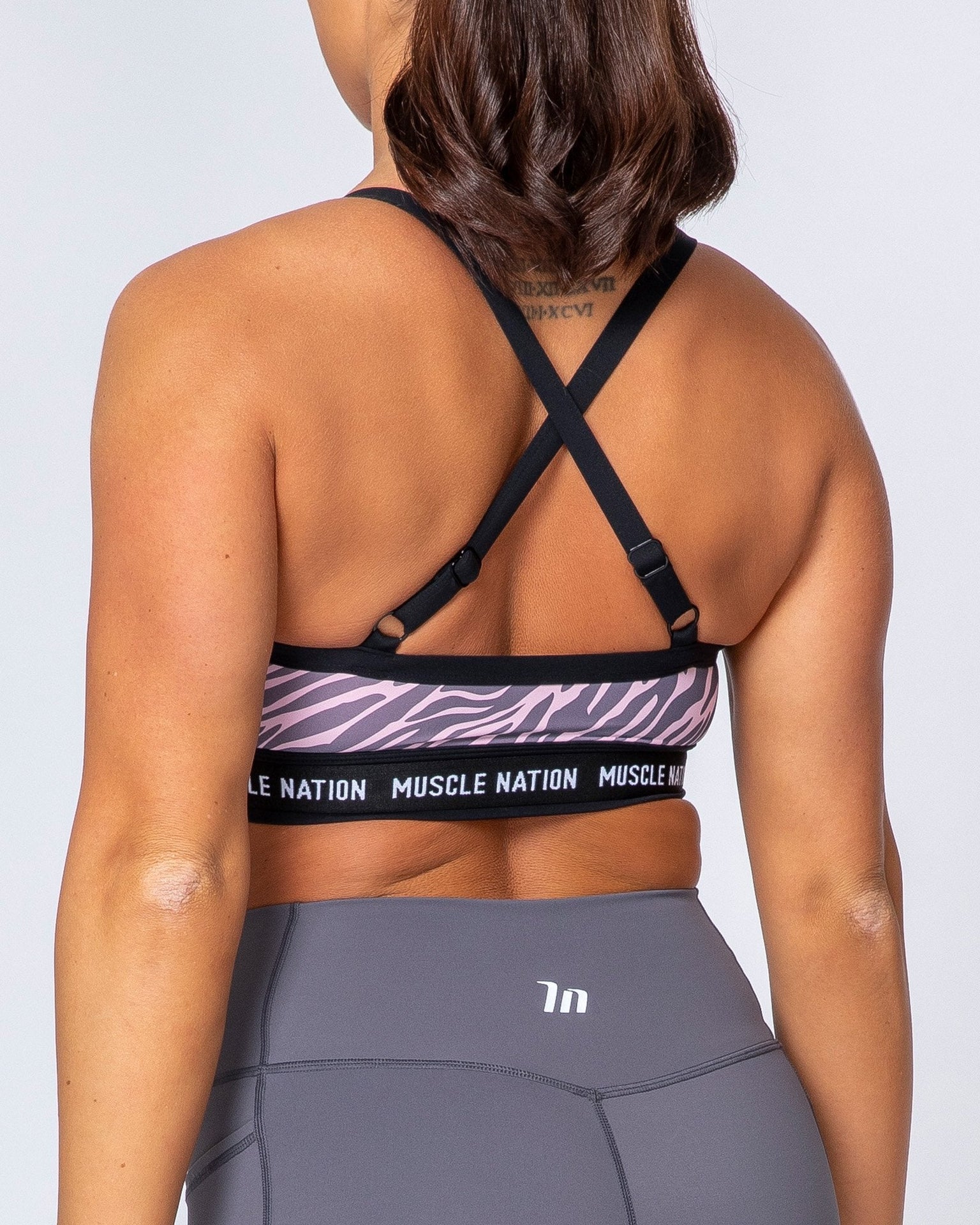 Superset Bra - Tri Stripe/Black-Sports Bras-XS-MNAPPRL9540-MNAPPRL9540-7-Muscle Nation