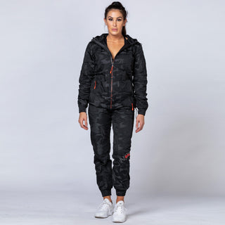 Unisex Tracksuit Pants Black Camo - Muscle Nation men's trackpants, view 3