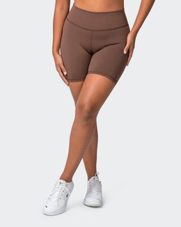 V1 Butter Bike Shorts - Mocha-Shorts-XXS-112152MOCHA-XXS-MNAPPRL12826-1-Muscle Nation