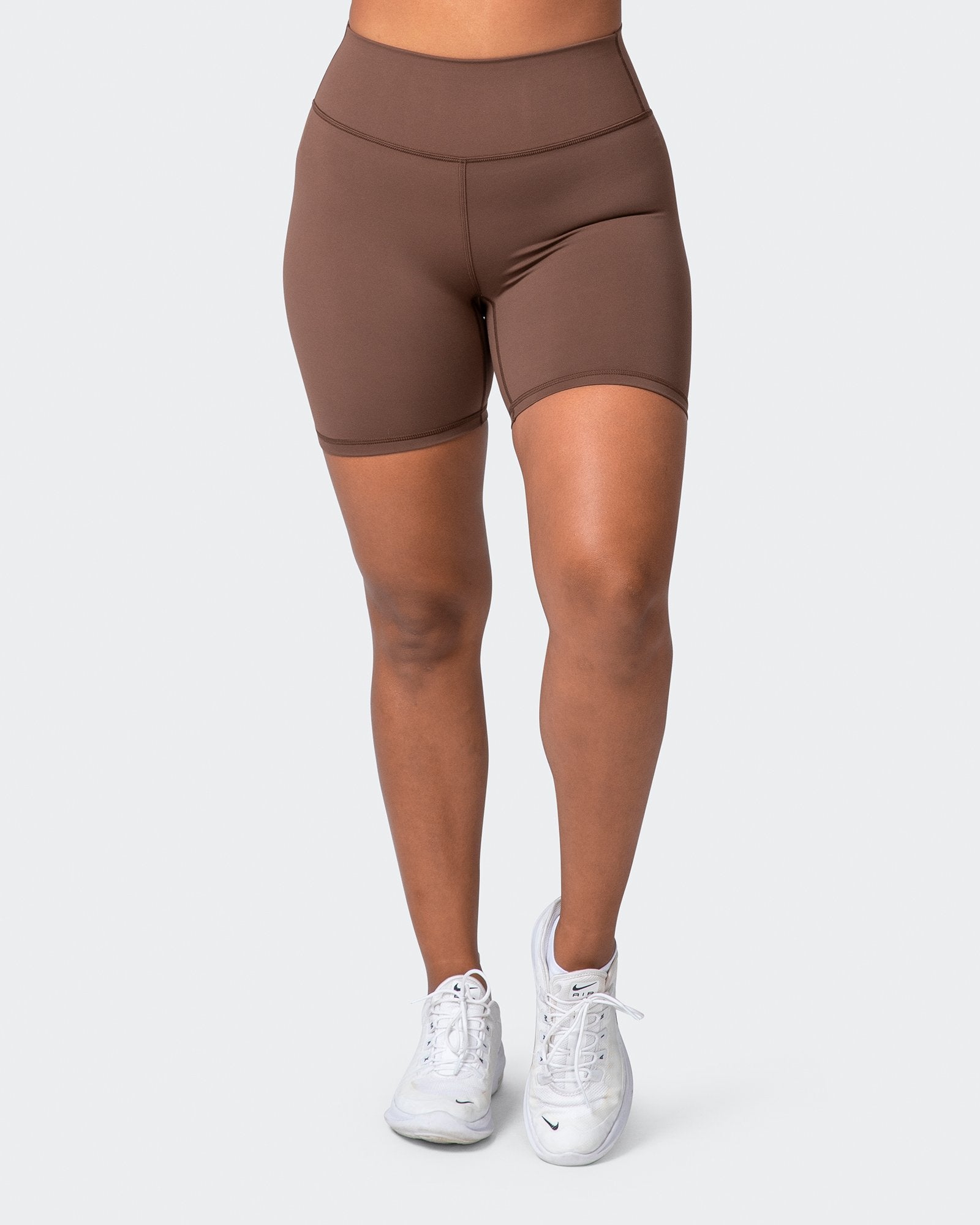 V1 Butter Bike Shorts - Mocha-Shorts-XXS-112152MOCHA-XXS-MNAPPRL12826-2-Muscle Nation
