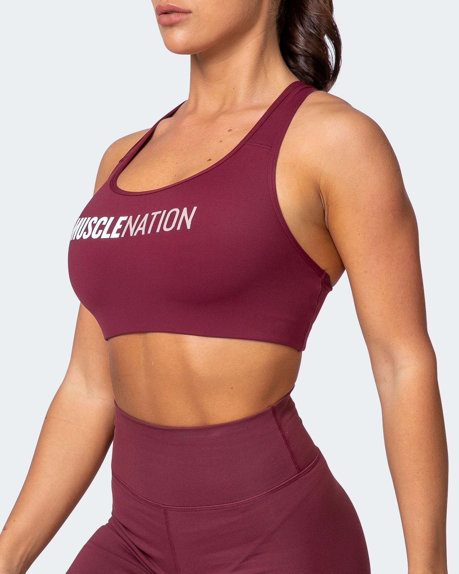 Strike Bra - Wine-Sports Bras-XS-MNAPPRL10526-MNAPPRL10526-2-Muscle Nation