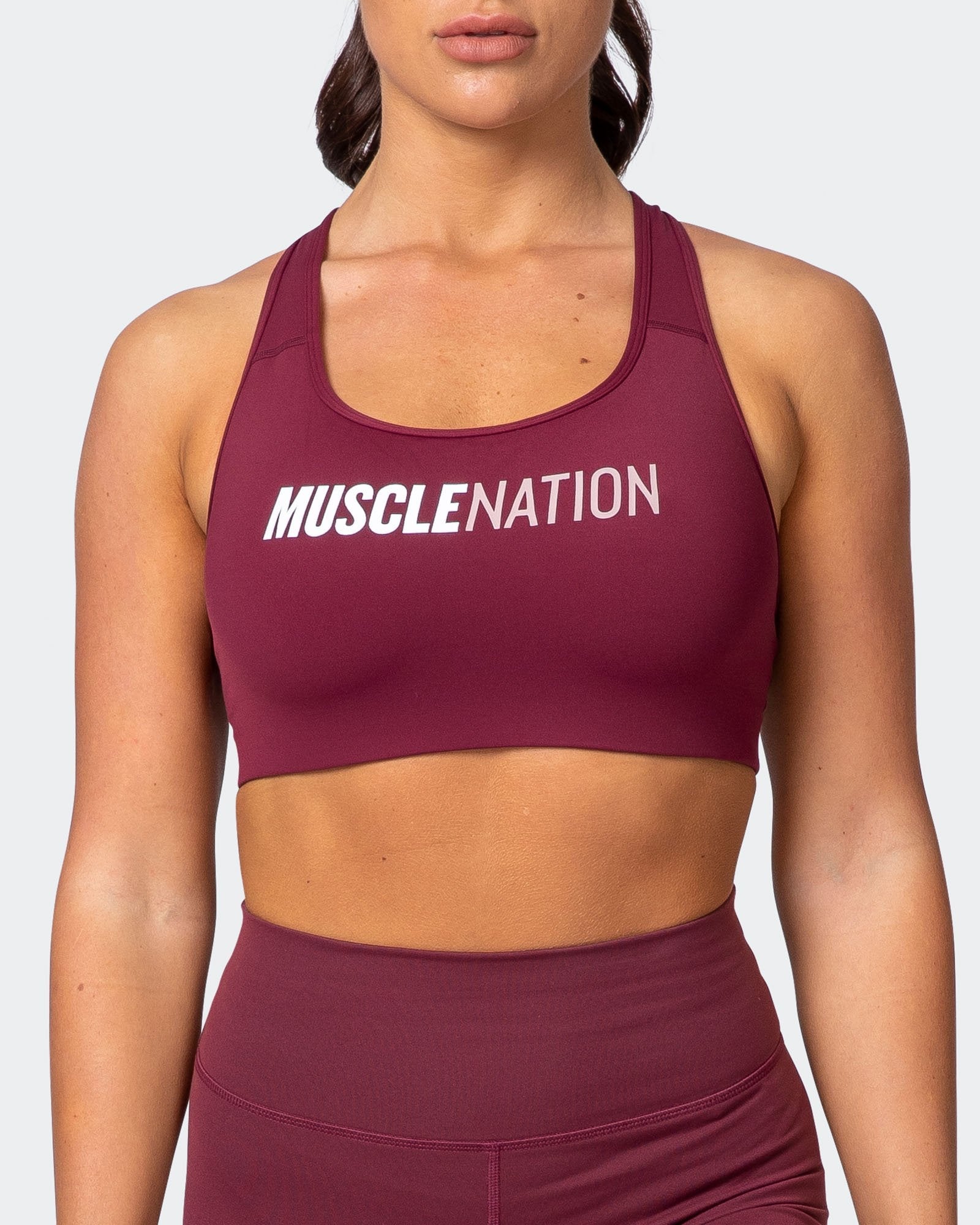 Strike Bra - Wine-Sports Bras-XS-MNAPPRL10526-MNAPPRL10526-8-Muscle Nation